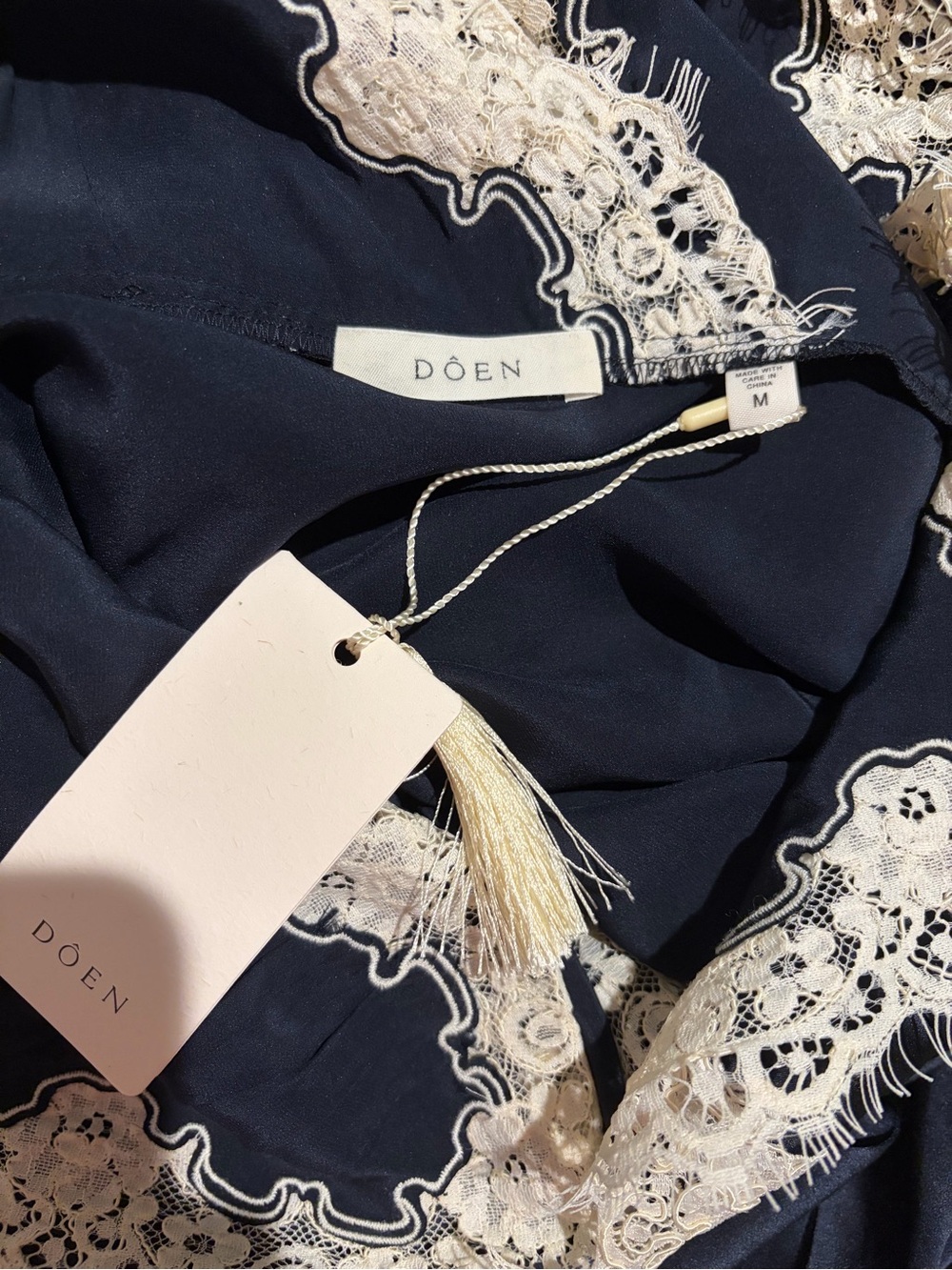 Doen Obelia Dress in Deep Navy - Picture 6 of 11
